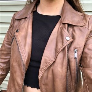 Altar’d State Brown Leather Jacket